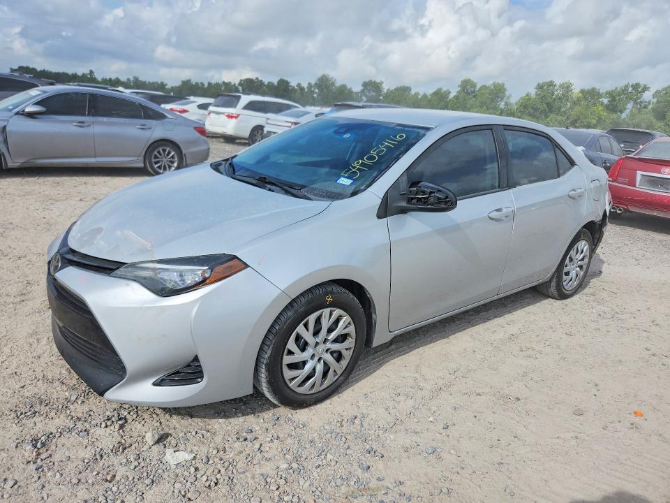 2017 Toyota VIN 5YFBURHE9HP599788 COPART salvage auction — REAR END, Tx - Salvage Vehicle Title, sold $3,750 on 2026-07-17 (photo 1)