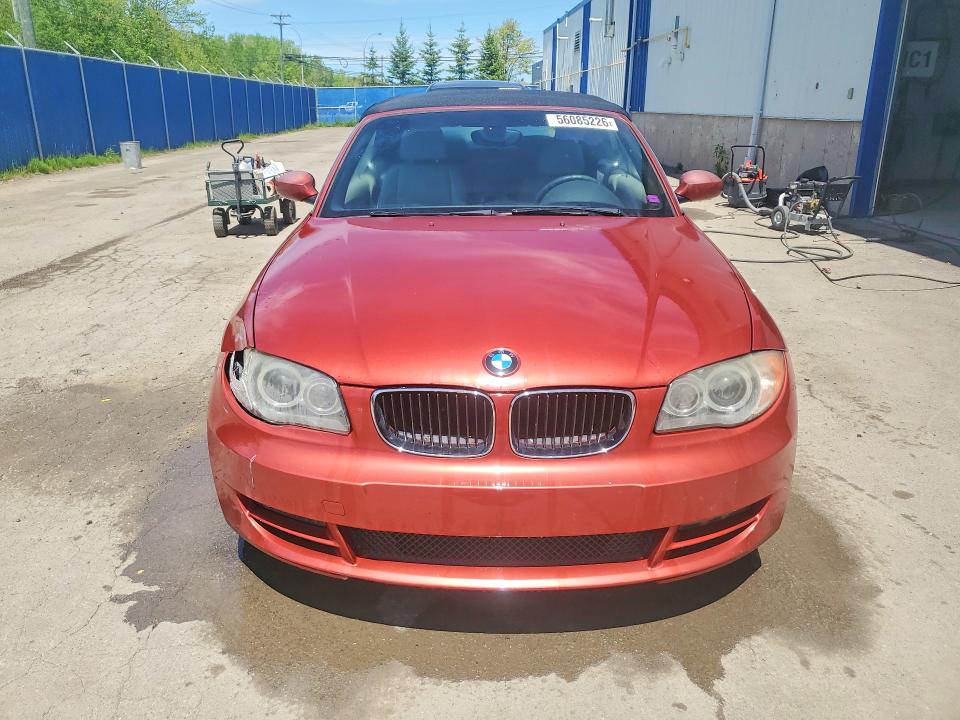 2008 BMW 1er VIN WBAUL73598VJ74637 COPART salvage auction — FRONT END, Ns - Salvage Title, sold $500 on 2026-07-30 (photo 5)