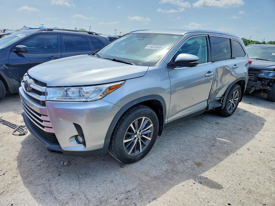 2019 Toyota Highlander VIN 5TDJZRFH9KS588346 COPART salvage auction — SIDE, In - Cert Of Title-Salvage Title, sold $3,050 on 2026-07-24 (photo 1)