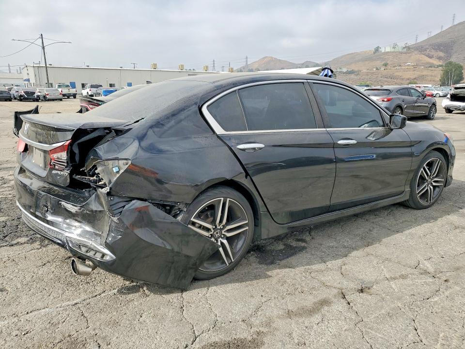 2016 Honda VIN 1HGCR2F58GA228352 COPART salvage auction — REAR END, Ca - Salvage Certificate, sold $2,750 on 2026-07-20 (photo 3)