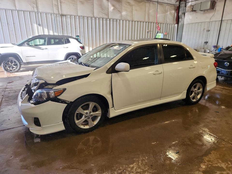 2012 Toyota Corolla VIN 5YFBU4EE1CP021068 COPART salvage auction — FRONT END, Wi - Certificate Of Title, sold $2,950 on 2026-07-13 (photo 1)