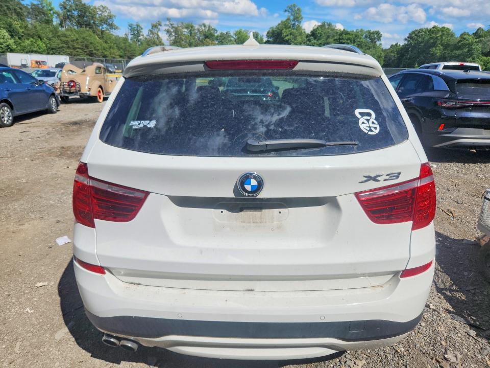 2017 BMW X3 VIN 5UXWX9C3XH0W73940 COPART salvage auction — ROOF, Md - Cert Of Salvage > 75% Damage, sold $5,700 on 2026-07-31 (photo 6)