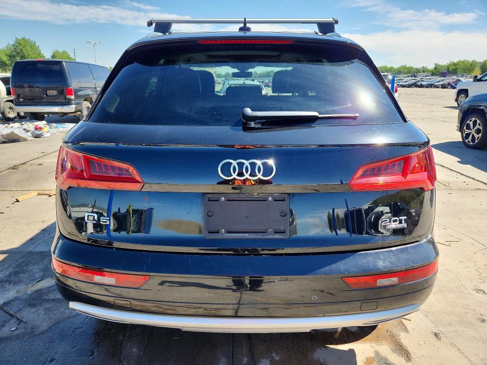 2018 Audi Q5 VIN WA1BNAFY7J2137580 COPART salvage auction — FRONT END, Al - Cert Of Title-Salvage Title, sold $6,500 on 2026-07-22 (photo 6)