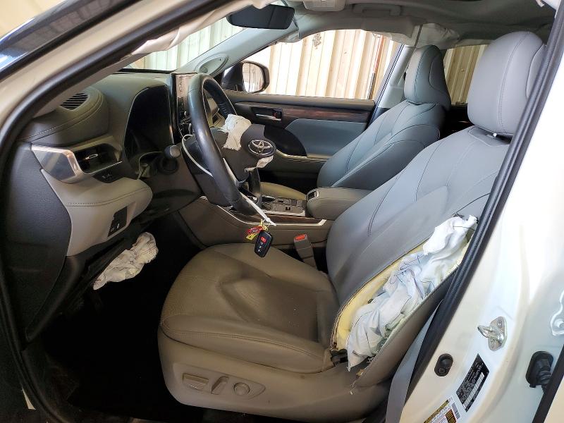 2020 Toyota VIN 5TDYZRAH0LS022972 COPART salvage auction — SIDE, TX - SALVAGE VEHICLE TITLE, sold $13,300 on 2026-07-06 (photo 7)