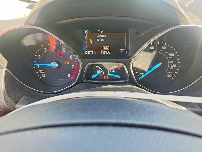 2018 Ford Escape VIN 1FMCU9GD6JUC10591 COPART salvage auction — MECHANICAL, Pa - Cert Of Title, sold $1,950 on 2026-07-09 (photo 9)