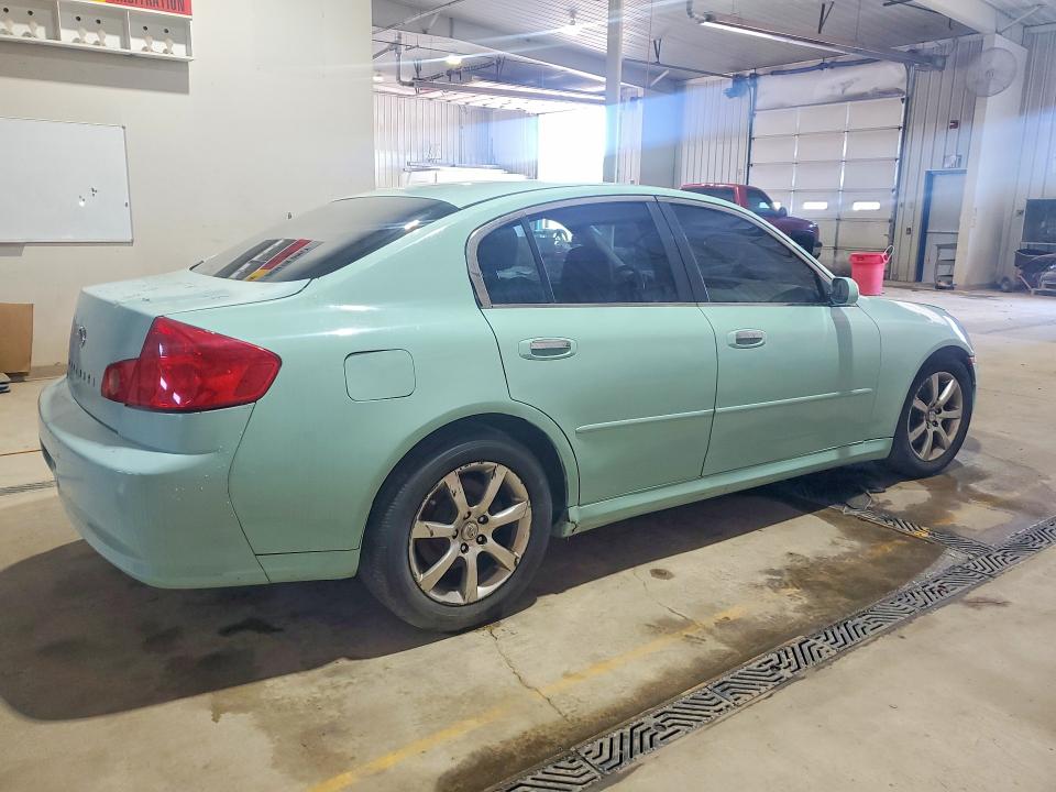 2006 Infiniti G35 VIN JNKCV51E06M519815 COPART salvage auction — NORMAL WEAR, PA - CERT OF SALVAGE-FORMERLY ABAND, sold $750 on 2026-07-02 (photo 3)