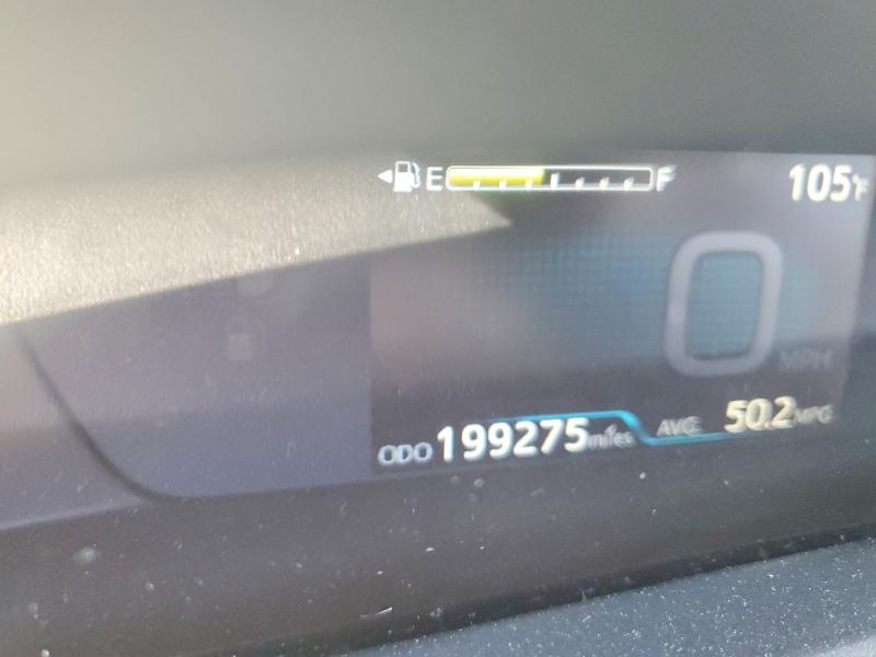 2017 Toyota Prius VIN JTDKBRFU7H3554616 COPART salvage auction — SIDE, CA - SALVAGE CERTIFICATE, sold $2,800 on 2026-07-14 (photo 9)