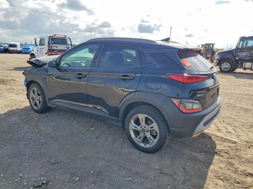 2023 Hyundai VIN KM8K6CAB3PU054853 COPART salvage auction — FRONT END, Fl - Certificate Of Destruction, sold $1,900 on 2026-07-08 (photo 2)