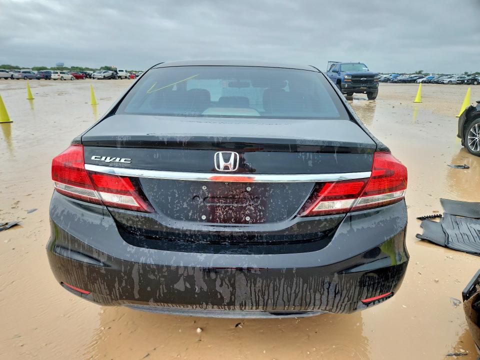 2015 Honda Civic VIN 19XFB2F78FE083200 COPART salvage auction — FRONT END, Tx - Salvage Vehicle Title, sold $1,050 on 2026-07-02 (photo 6)