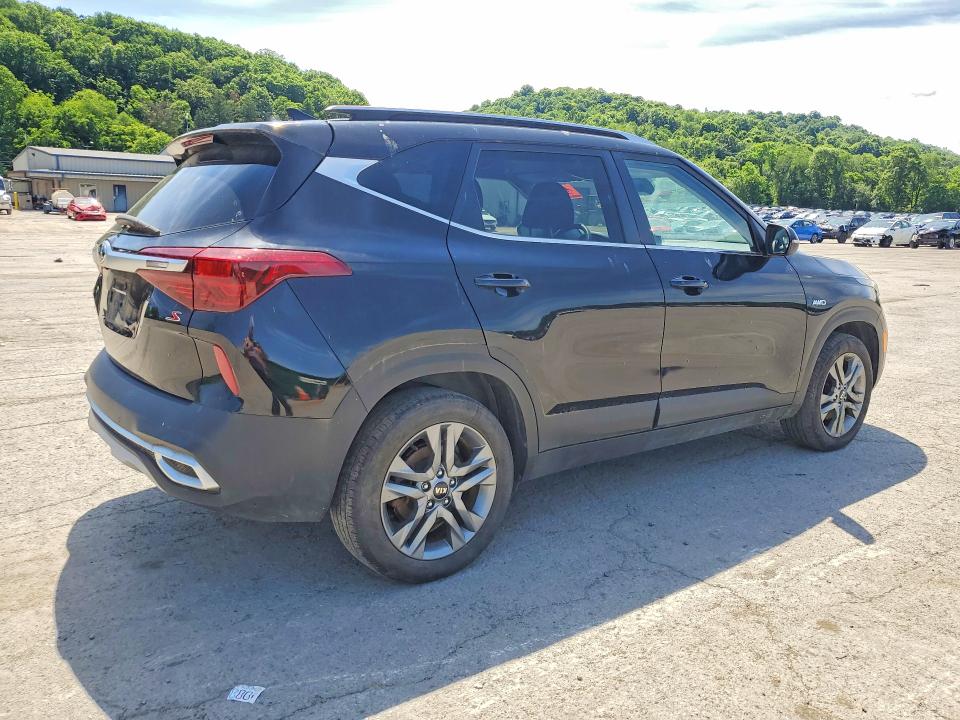2021 Kia Seltos VIN KNDEUCAA1M7140977 COPART salvage auction — FRONT END, Oh - Cert Of Title-Salvage, sold $6,300 on 2026-07-02 (photo 3)