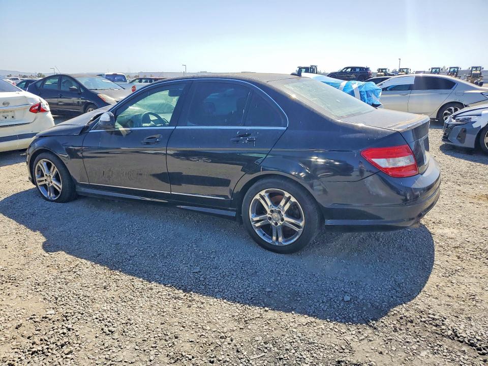 2008 Mercedes-benz C class VIN WDDGF54X78F047395 COPART salvage auction — FRONT END, CA - SALVAGE CERTIFICATE, sold $375 on 2026-07-24 (photo 2)