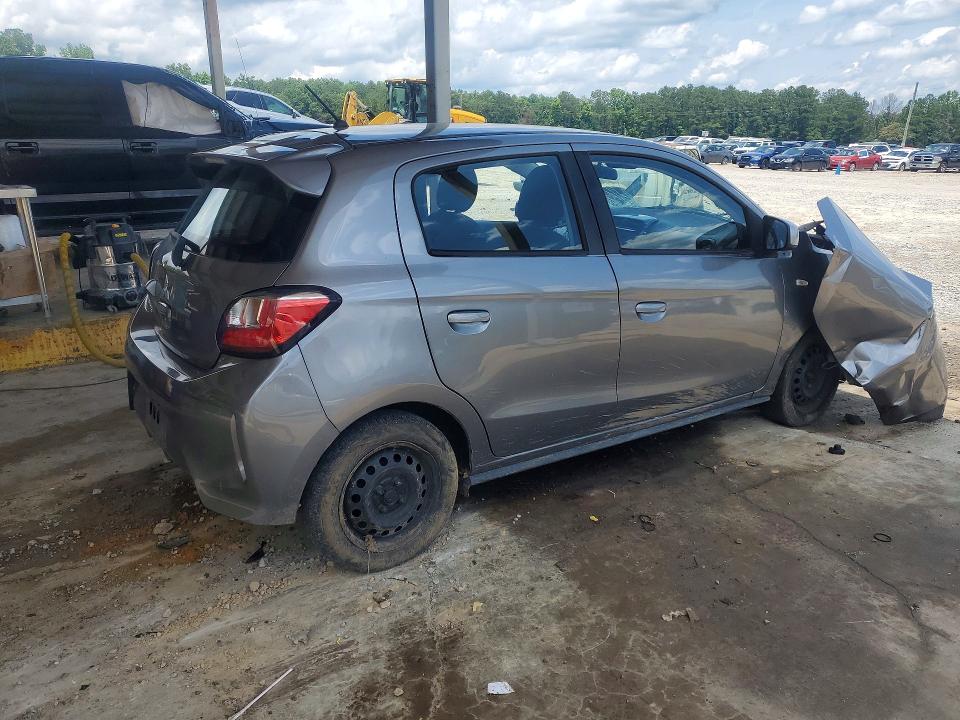 2021 Mitsubishi Mirage VIN ML32AUHJXMH005016 COPART salvage auction — FRONT END, Al - Cert Of Title-Salvage Title, sold $375 on 2026-07-14 (photo 3)
