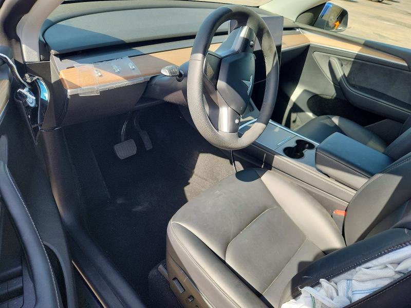 2023 Tesla Model y VIN 7SAYGDEEXPA064469 COPART salvage auction — SIDE, TX - SALVAGE VEHICLE TITLE (P), sold $5,900 on 2026-07-16 (photo 8)