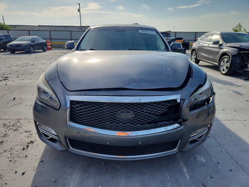 2015 Infiniti Q70 VIN JN1BY1AP0FM540407 COPART salvage auction — FRONT END, TX - BONDED TITLE - SALVAGE, sold $2,300 on 2026-07-24 (photo 5)