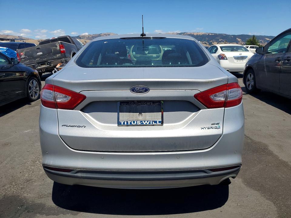 2016 Ford Fusion VIN 3FA6P0LU0GR397245 COPART salvage auction — MECHANICAL, Ca - Dis/Dlr/Exp Only Clean Title, sold $575 on 2026-07-02 (photo 6)