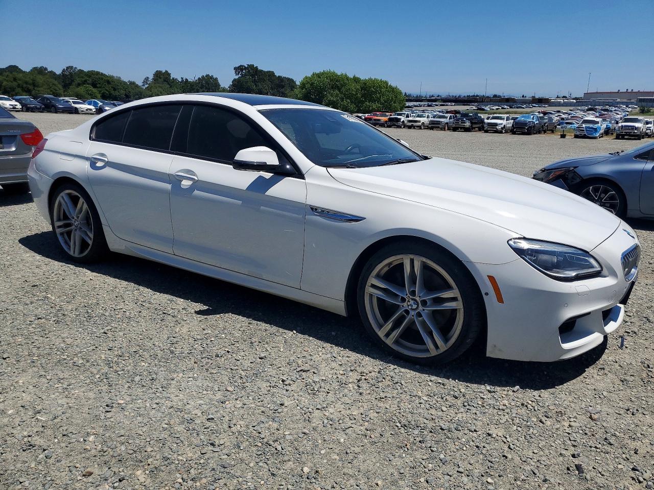 2017 BMW 6 Series VIN WBA6D4C52HD977865 COPART salvage auction — Mechanical, CA - DIS/DLR/EXP ONLY CLEAN TITLE, sold $3,550 on 2026-06-30 (photo 4)