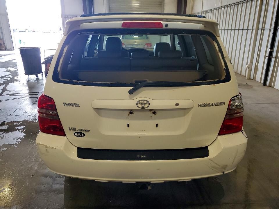2003 Toyota Highlander VIN JTEHF21A830119788 COPART salvage auction — REAR END, Mn - Cert Of Title-Prior Salvage, sold $650 on 2026-07-27 (photo 6)