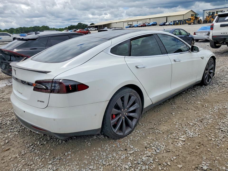 2014 Tesla Model s VIN 5YJSA1H16EFP57440 COPART salvage auction — FRONT END, Tn - Salvage Certificate, sold $7,600 on 2026-07-14 (photo 3)