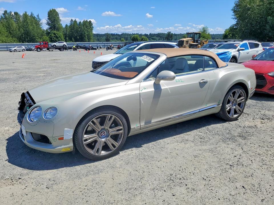 2014 Bentley Continental VIN SCBGT3ZA0EC093646 COPART salvage auction — FRONT END, Wa - Bill Of Sale, sold $29,500 on 2026-07-27 (photo 1)