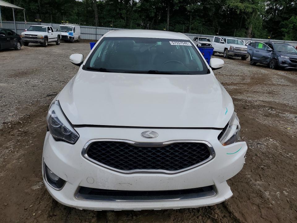 2015 Kia Cadenza VIN KNALN4D76F5168358 COPART salvage auction — FRONT END, GA - CERT OF TITLE-SALVAGE, sold $925 on 2026-07-31 (photo 5)