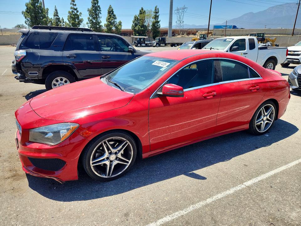 2014 Mercedes-benz Cla-klasse VIN WDDSJ4EB0EN043941 COPART salvage auction — SIDE, CA - SALVAGE CERTIFICATE, sold $500 on 2026-07-28 (photo 1)