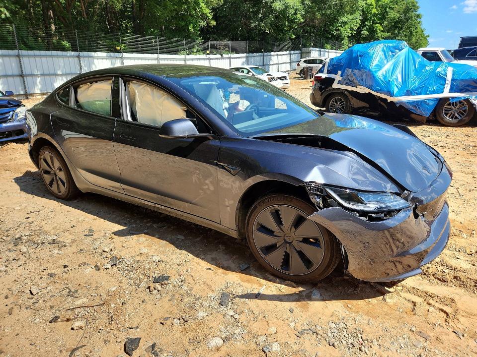2026 Tesla Model 3 VIN 5YJ3E1EA6TF117142 COPART salvage auction — FRONT END, Ga - Cert Of Title-Salvage, sold $10,200 on 2026-07-10 (photo 4)