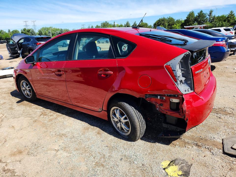 2011 Toyota Prius VIN JTDKN3DU8B0283405 COPART salvage auction — REAR END, Il - Salvage Certificate, sold $250 on 2026-07-28 (photo 2)
