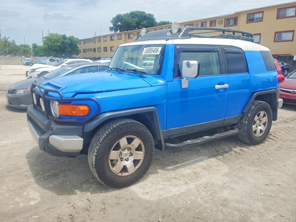 2007 Toyota Fj cruiser VIN JTEBU11F270097746 COPART salvage auction — FRONT END, Ga - Cert Of Title-Salvage, sold $5,500 on 2026-07-10 (photo 1)