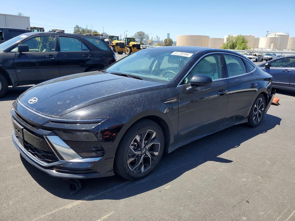 2024 Hyundai Sonata VIN KMHL64JA1RA381161 COPART salvage auction — REAR END, Ca - Salvage Certificate, sold $5,300 on 2026-07-08 (photo 1)