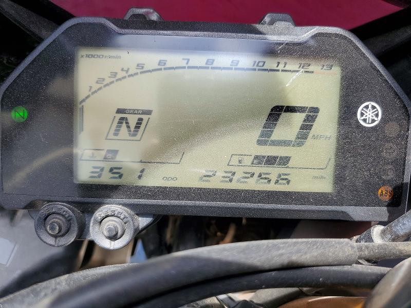 2020 Yamaha Yzfr3 VIN MH3RH18Y6LK002782 COPART salvage auction — FRONT END, Tx - Salvage Vehicle Title, sold $1,150 on 2026-07-16 (photo 7)