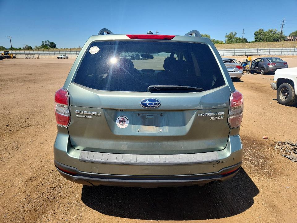 2014 Subaru Forester VIN JF2SJAGC0EH494110 COPART salvage auction — FRONT END, Co - Dis/Dlr/Exp Only Clean Title, sold $1,100 on 2026-07-27 (photo 6)