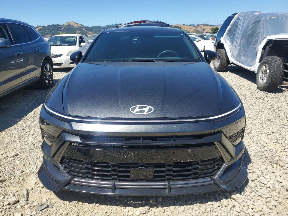 2024 Hyundai Sonata VIN KMHL54JCXRA393944 COPART salvage auction — REAR END, Ca - Salvage Certificate, sold $8,600 on 2026-07-16 (photo 5)