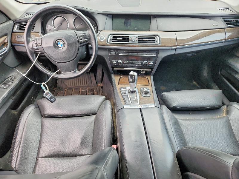 2011 BMW 7 series VIN WBAKC8C57BC434422 COPART salvage auction — NORMAL WEAR, In - Cert Of Title - Rebuilt Vehicl (P), sold $775 on 2026-07-02 (photo 8)