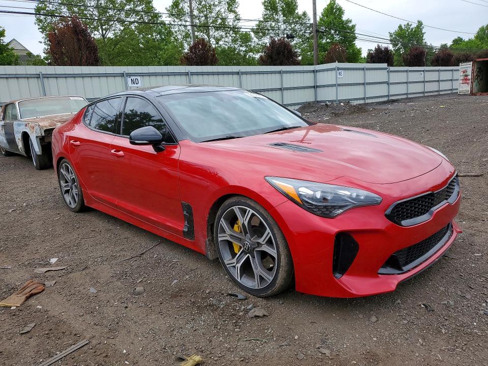 2018 Kia Stinger VIN KNAE55LC9J6016350 COPART salvage auction — REAR END, Ct - Cert Of Title-Salvage, sold $6,800 on 2026-07-24 (photo 4)