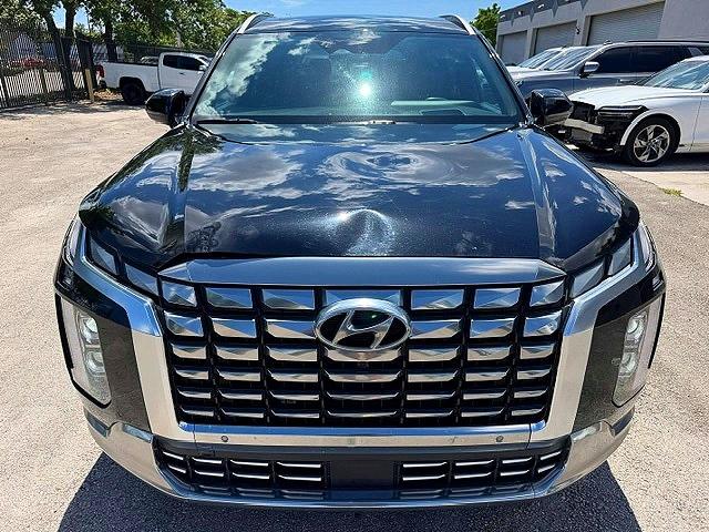 2023 Hyundai Palisade VIN KM8R7DGE9PU505495 COPART salvage auction — FRONT END, Fl - Certificate Of Destruction (P), sold $21,700 on 2026-07-09 (photo 5)