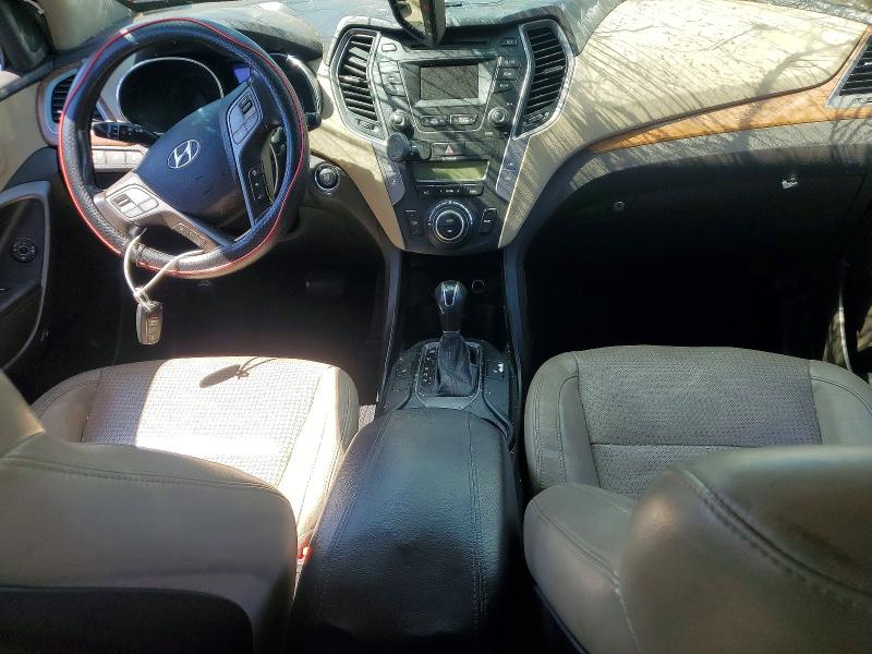 2013 Hyundai Santa fe VIN 5XYZU3LA2DG047239 COPART salvage auction — ROLLOVER, Pa - Cert Of Title, sold $775 on 2026-07-31 (photo 8)