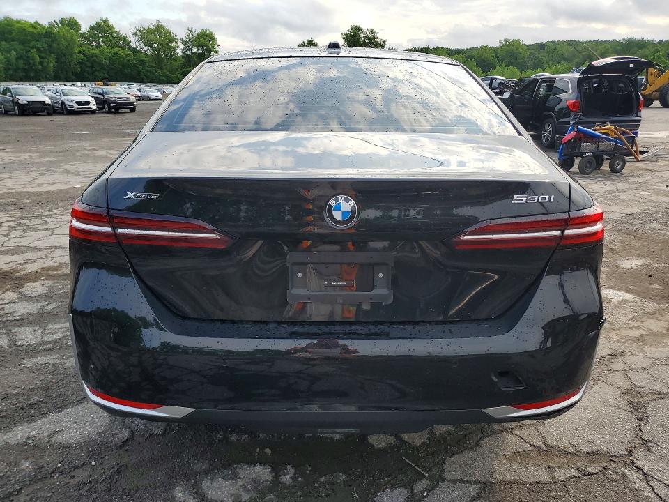 2024 BMW 5er VIN WBA53FJ04RCS52275 COPART salvage auction — FRONT END, Ct - Cert Of Title-Salvage, sold $23,400 on 2026-08-25 (photo 6)