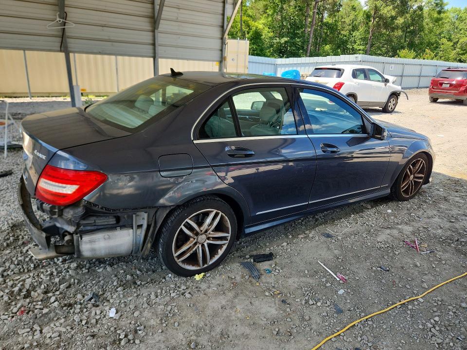 2013 Mercedes-benz VIN WDDGF8AB4DR288527 COPART salvage auction — REAR END, Ga - Cert Of Title-Salvage, sold $2,250 on 2026-07-14 (photo 3)