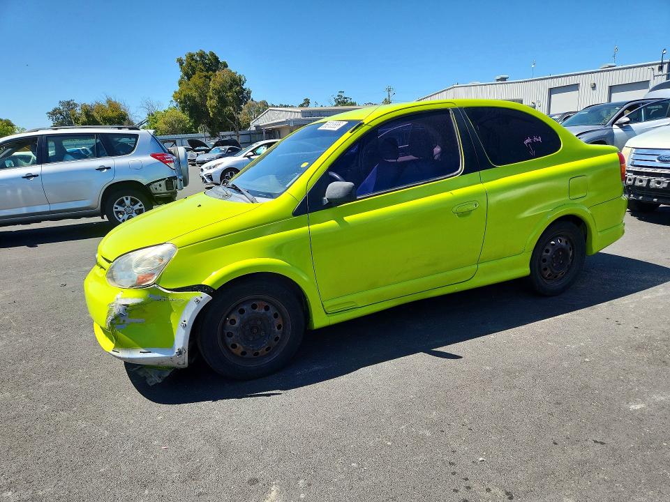 2003 Toyota Echo VIN JTDAT123830263320 COPART salvage auction — FRONT END, Ca - Salvage Certificate, sold $425 on 2026-07-08 (photo 1)