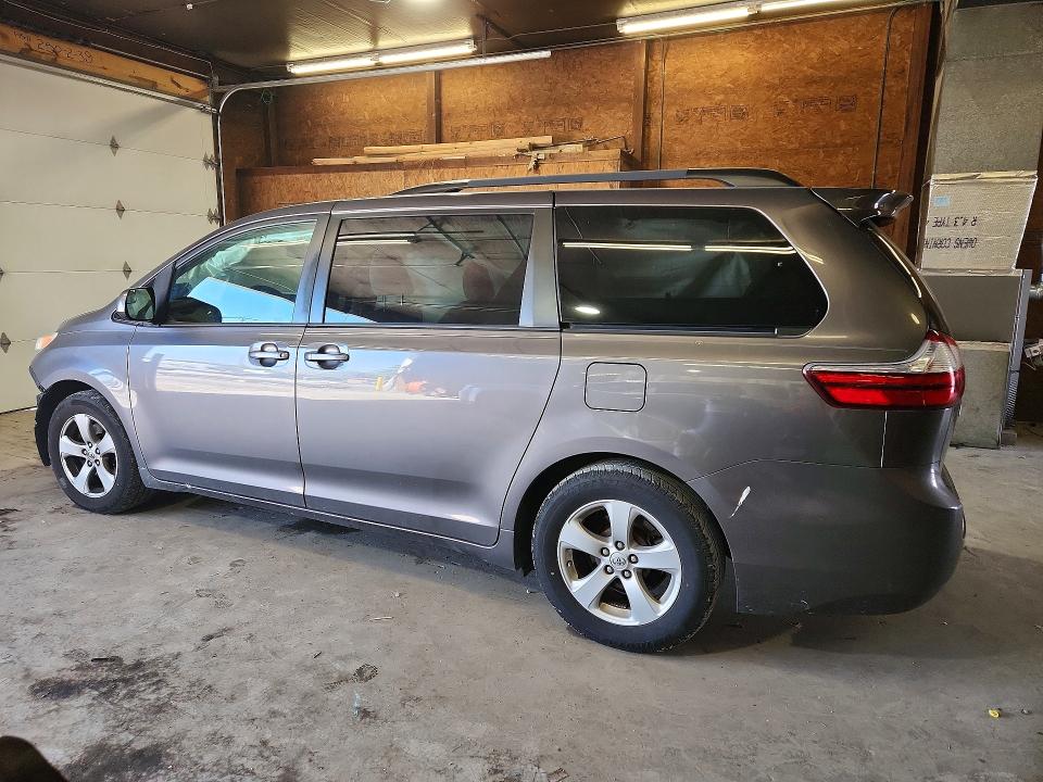 2016 Toyota Sienna VIN 5TDKK3DC7GS727538 COPART salvage auction — FRONT END, Pa - Certificate Of Salvage, sold $2,350 on 2026-07-16 (photo 2)