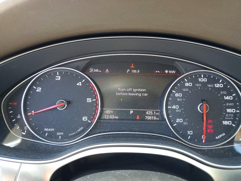2016 Audi VIN WAU2MAFC4GN010450 COPART salvage auction — FRONT END, Oh - Cert Of Title-Salvage, sold $6,600 on 2026-07-24 (photo 9)