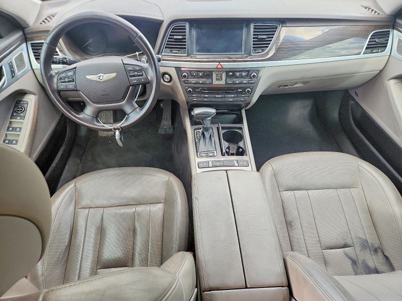 2018 Genesis G80 VIN KMHGN4JE8JU227623 COPART salvage auction — NORMAL WEAR, Tx - Certificate Of Title, sold $4,600 on 2026-07-14 (photo 8)