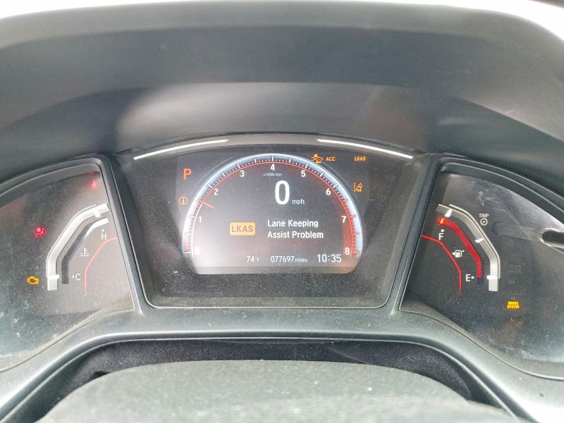 2019 Honda VIN SHHFK7H4XKU421800 COPART salvage auction — REAR END, Ca - Salvage Certificate, sold $2,600 on 2026-07-16 (photo 9)