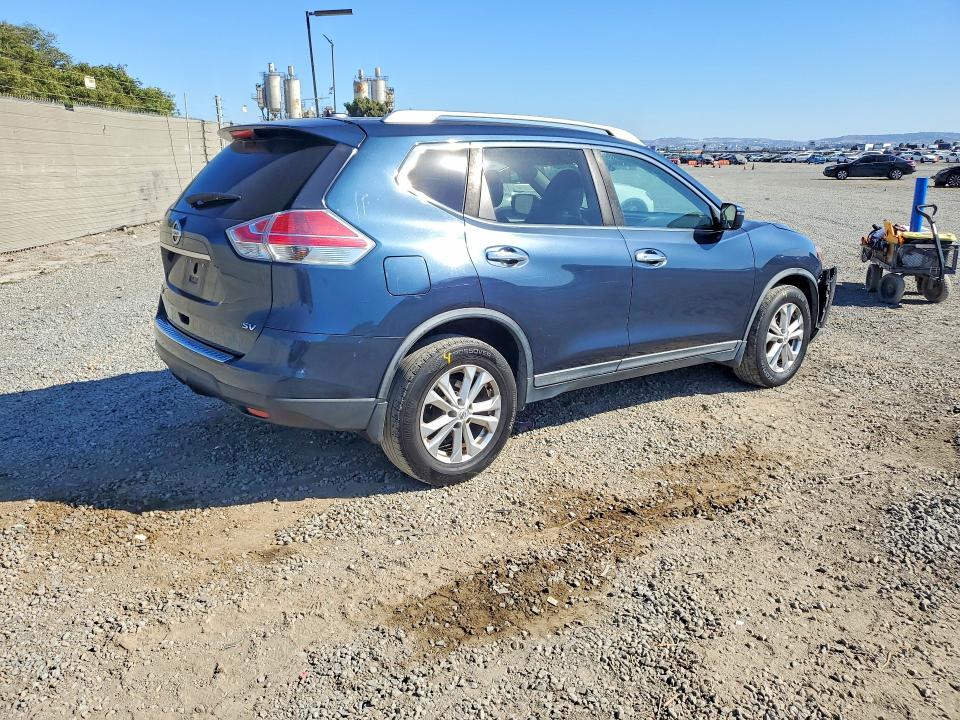 2016 Nissan VIN KNMAT2MT3GP729462 COPART salvage auction — FRONT END, Ca - Salvage Certificate, sold $1,700 on 2026-07-28 (photo 3)