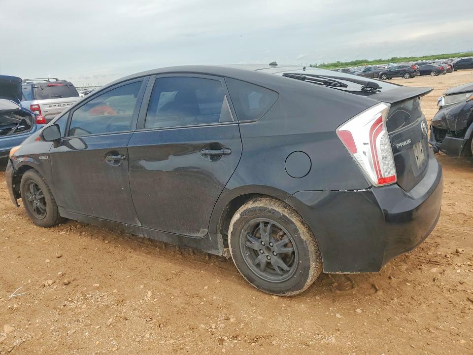 2013 Toyota Prius VIN JTDKN3DU6D1712411 COPART salvage auction — FRONT END, Tx - Certificate Of Title, sold $1,250 on 2026-07-09 (photo 2)