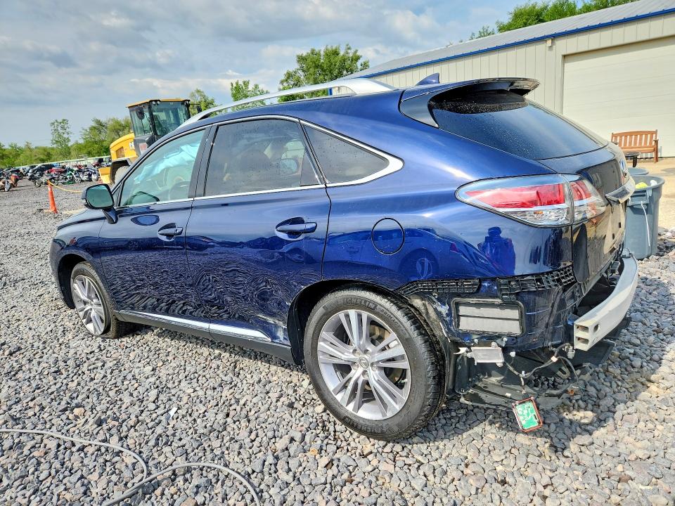 2015 Lexus Rx VIN 2T2BK1BA9FC296211 COPART salvage auction — REAR END, IL - SALVAGE CERTIFICATE, sold $8,000 on 2026-07-20 (photo 2)