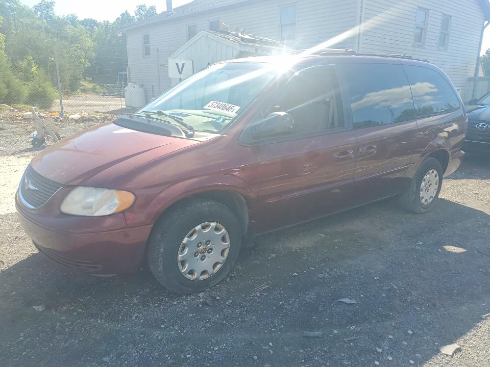 2002 Chrysler Voyager VIN 2C4GP44352R693436 COPART salvage auction — MECHANICAL, PA - CERT OF TITLE, sold $375 on 2026-07-02 (photo 1)