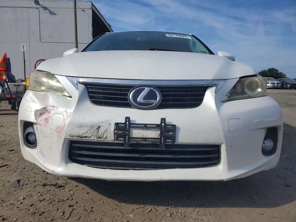 2013 Lexus Ct VIN JTHKD5BH1D2148647 COPART salvage auction — FRONT END, Va - Cert Of Title - Salvage, sold $550 on 2026-07-29 (photo 5)