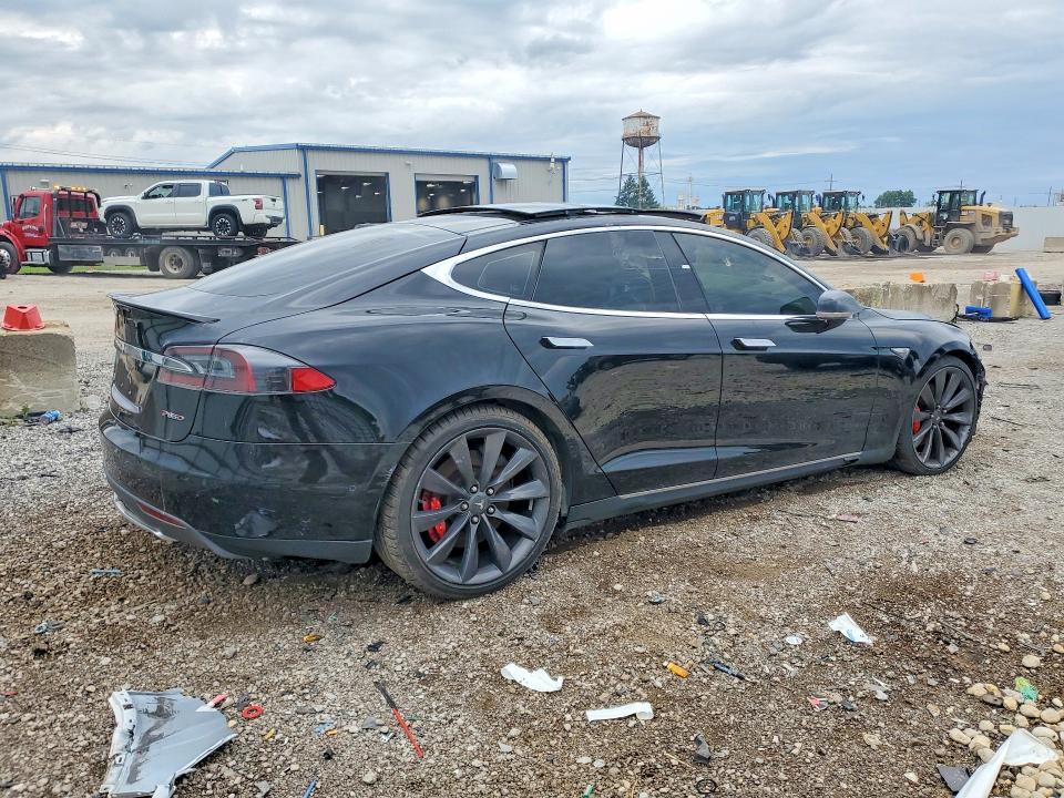 2014 Tesla Model s VIN 5YJSA1H20EFP66661 COPART salvage auction — FRONT END, Va - Certificate Of Title, sold $4,550 on 2026-07-29 (photo 3)