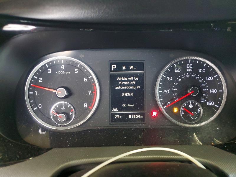 2023 Kia K5 VIN 5XXG14J20PG218273 COPART salvage auction — FRONT END, Il - Salvage Certificate, sold $4,300 on 2026-07-22 (photo 9)